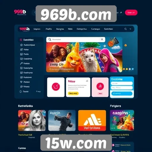 Análise da interface de usuário de 969b.com